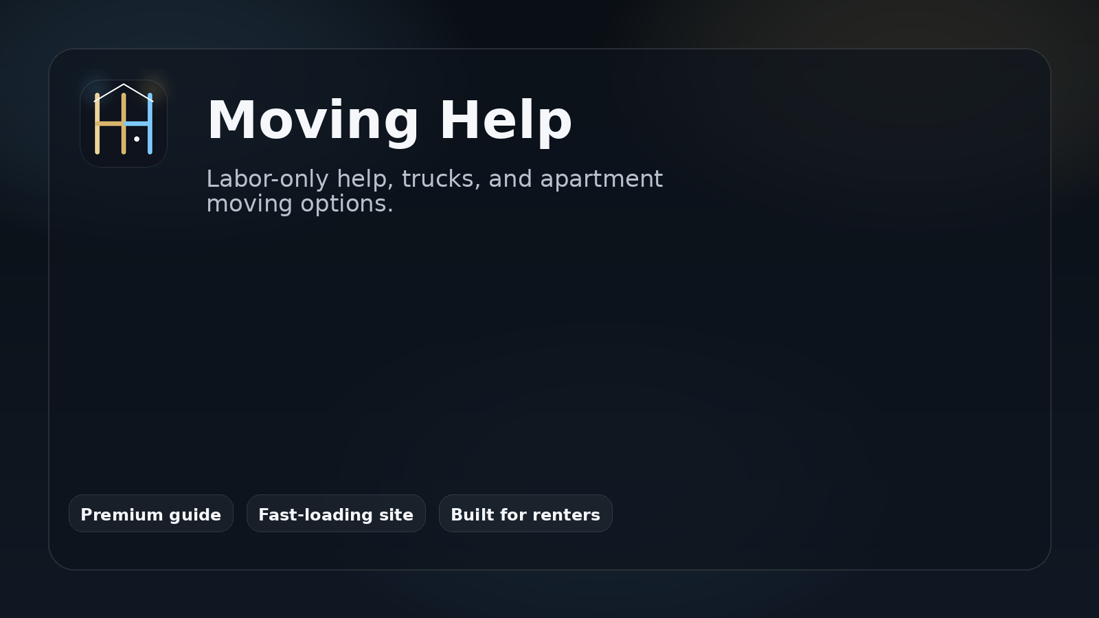 Labor-Only Movers for Apartments